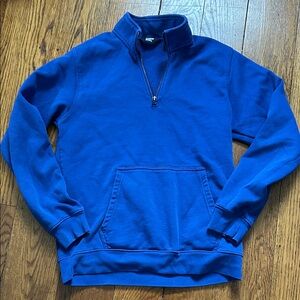 Lands End Men's Fourth Zip-Up Sweatshirt size small 34-36